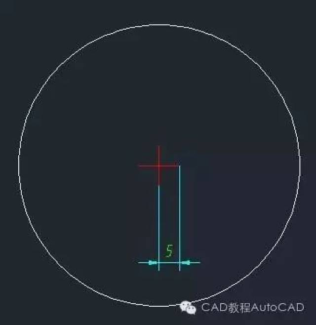 cad中快速画多个圆的中心线的画法autocad教程