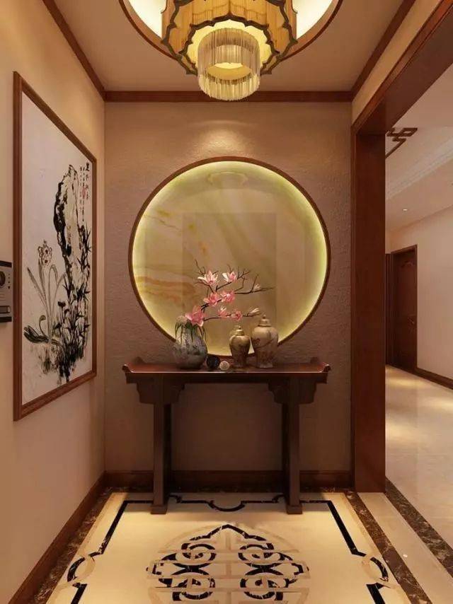 便能感受到温馨,轻松的居家氛围 玄关尽量选择色温较低的暖光 以恰到