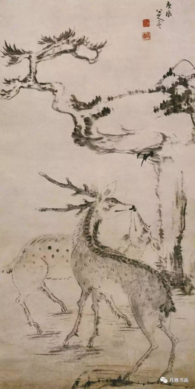 八大山人——画鹿_搜狐网