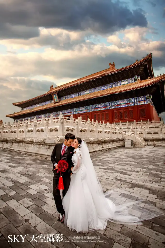 越中国·越时尚 | 北京婚纱照外景太庙攻略,天空摄影