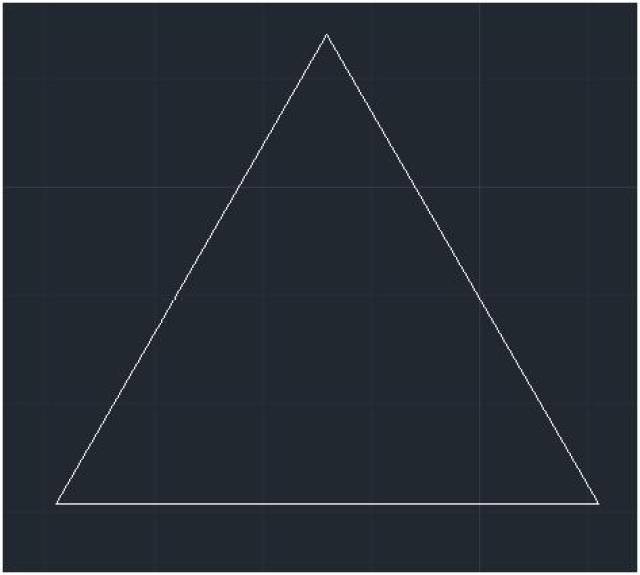 cad三角形画法图片