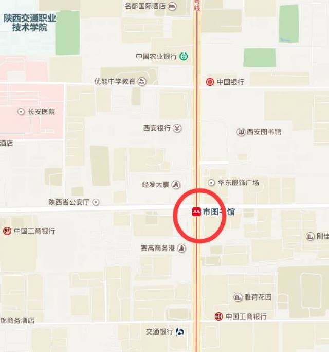 未央路—凤城二路交叉口附近覆盖众多住宅小区