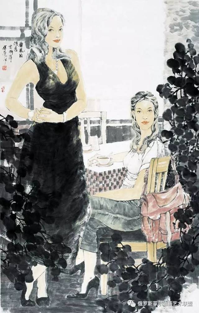 【国画欣赏】中国画家蔡葵人物国画作品选