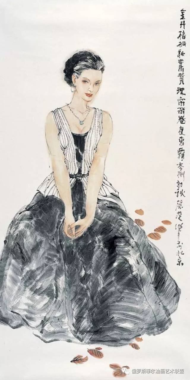 国画欣赏】中国画家蔡葵人物国画作品选