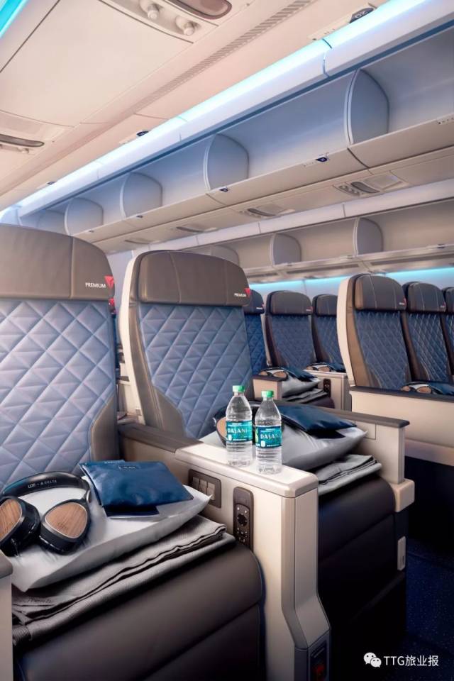 航空|达美航空旗舰客机a350开始执飞上海-洛杉矶航线