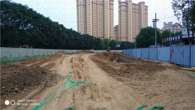 施工区域最东端