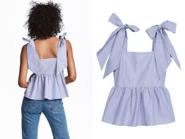 今夏流行显瘦方形领,转给你身边肩膀有肉的姑娘吧!