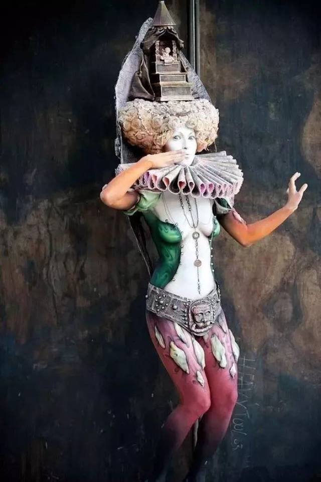 真正高大上的人体彩绘