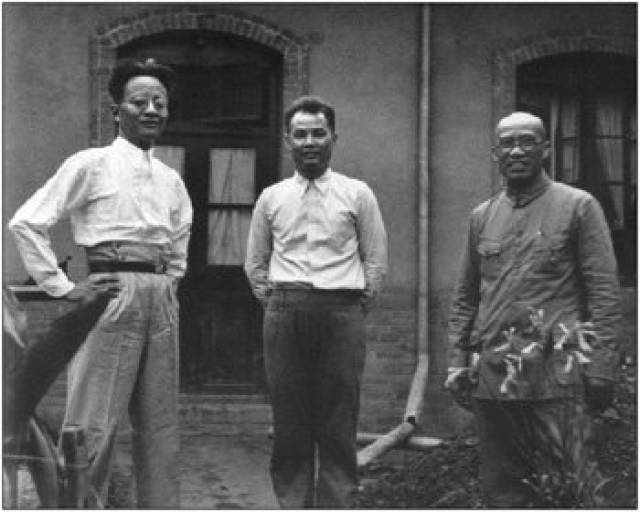 博古星人,博古三人团,古代博古图片_大山谷图库