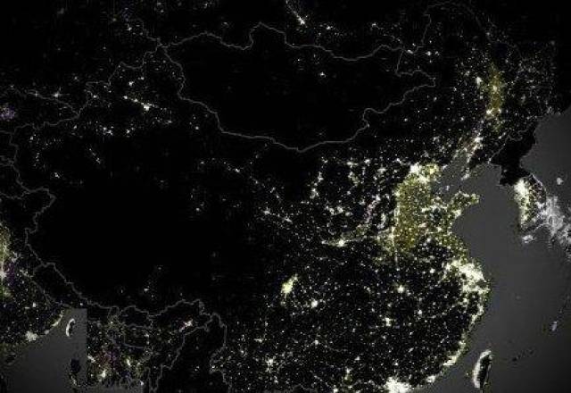 卫星夜景地图