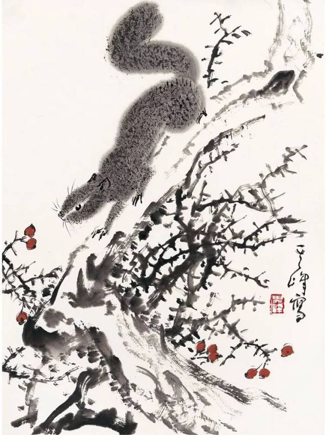 花鸟大师孙其峰亲授画松鼠方法(视频)