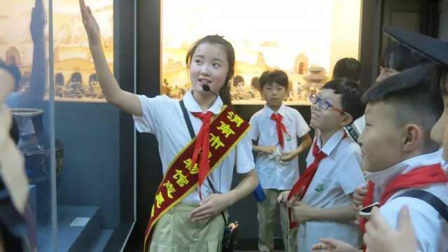 北塘实验小学第三期"相约渭南博物馆 我做小小解说员"夏令营活动开始
