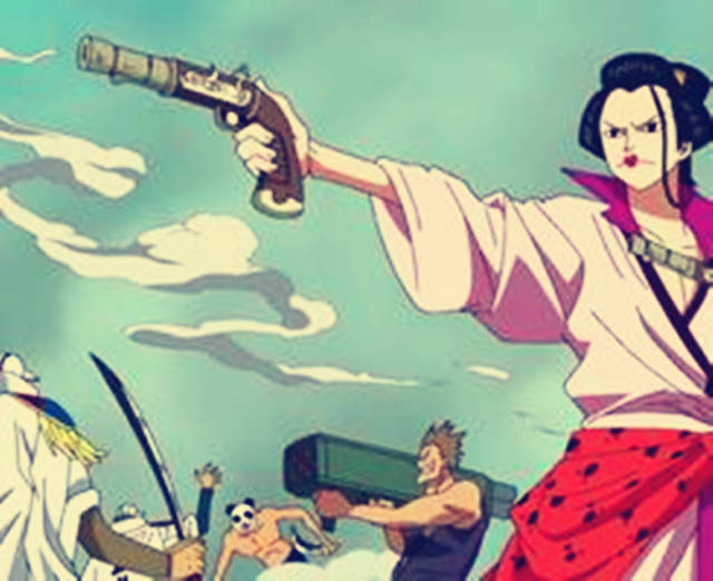 海贼王911话,对付和之国将军,白团中的他比马