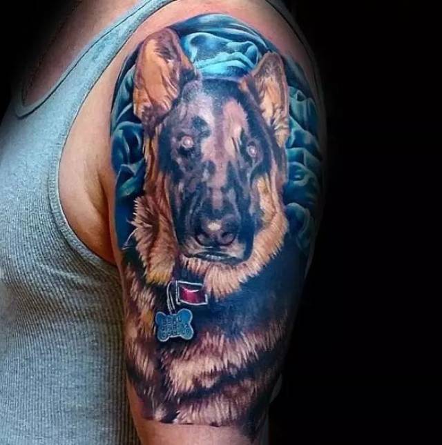 猛犬霸气纹身系列合集