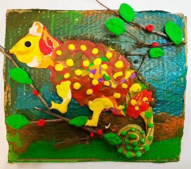 课程预告~创意手工课堂——伪装高手变色龙