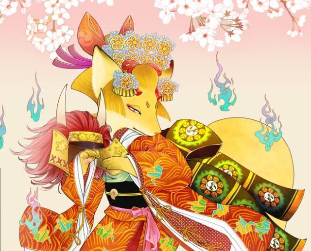 国内画师插画师鬼笙作品欣赏:"浮世绘"阴阳师