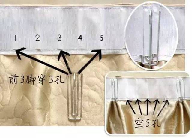窗帘挂钩的正确使用