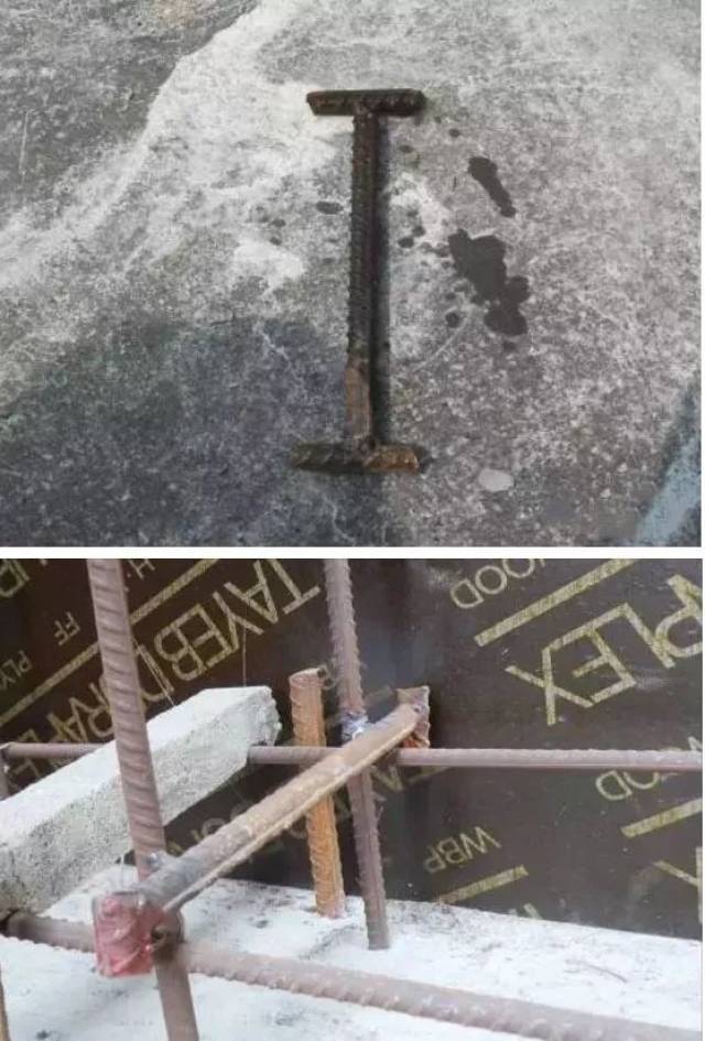 螺纹丝头在安装前应有防护措施不得锈蚀和污染 定位钢筋做法 工艺做法