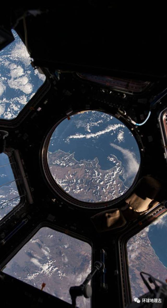 国际空间站俯瞰地球 (国际空间站照片,nasa)
