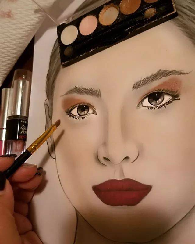 纸妆都画不好,怎么出来混化妆圈?化妆师转起来!