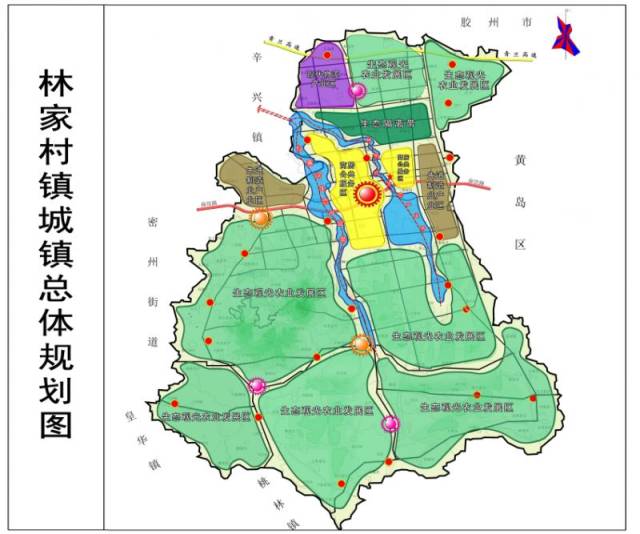 诸城市桃林镇地图图片