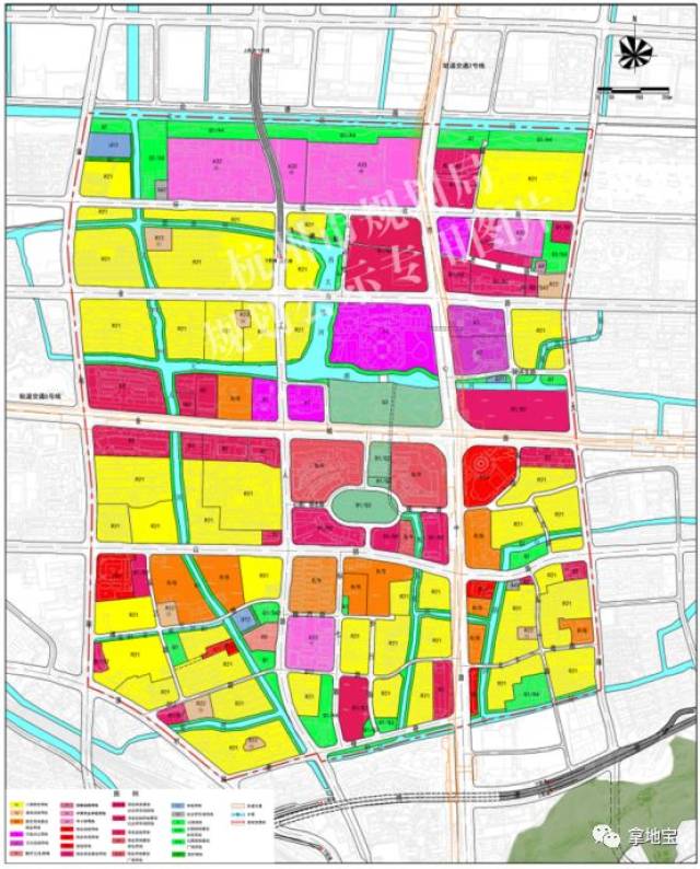 萧山区北干街道地图图片