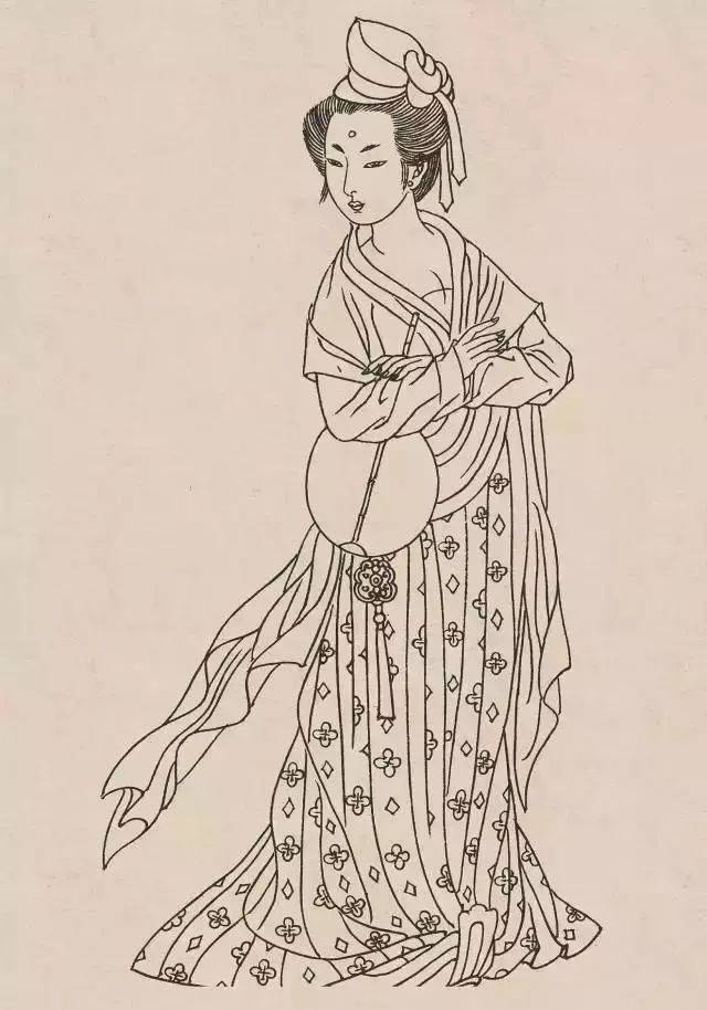 国画入门教程:白描人物线条练习