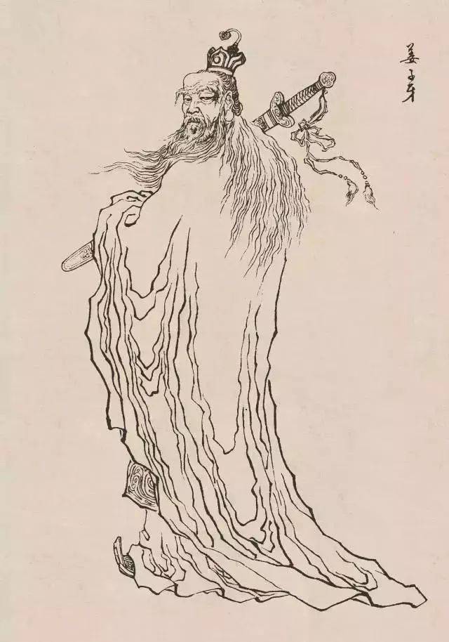 国画入门教程:白描人物线条练习