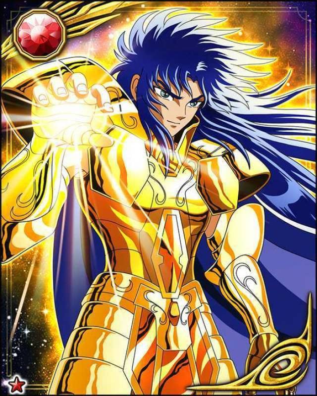 2 ,撒加 (杀史昂,当教皇,统领黄金战士,霸主风范,神之化身).