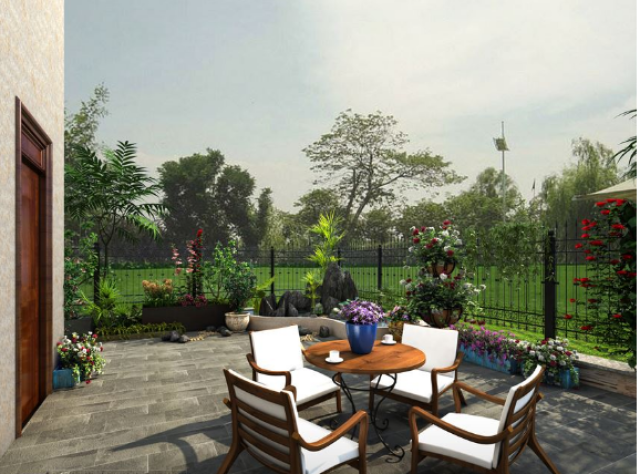 入户小花园设计样式,入户的第一眼一定要美