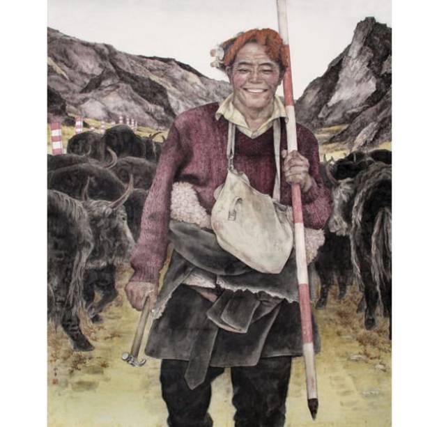 作品《早春》入选"水墨方阵—中国人物画名家邀请展"; 布依族查白歌