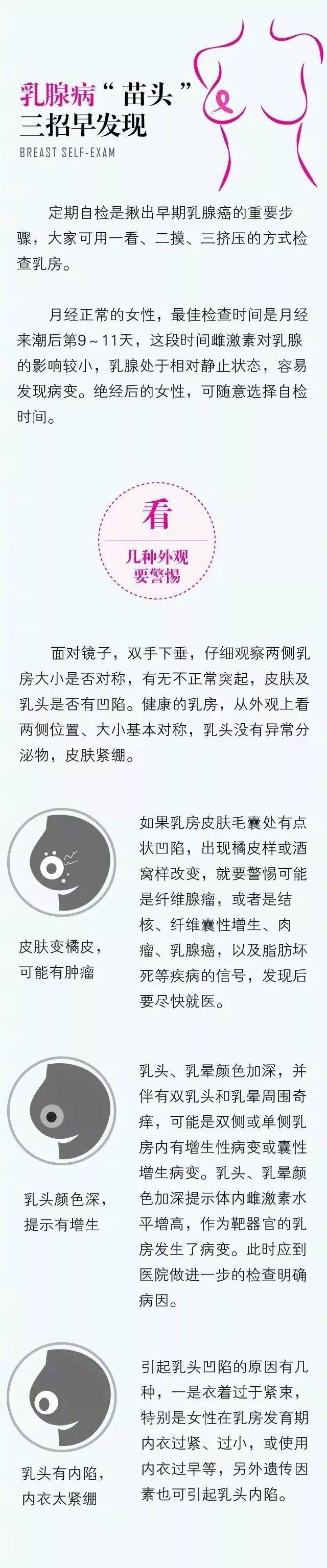 多位權威專家手把手教你自查乳房,捕捉乳腺疾病的蛛絲馬跡.乳房