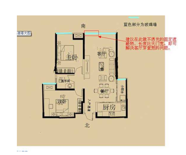 穿堂煞,三門通多門通的危害和簡單化解方法