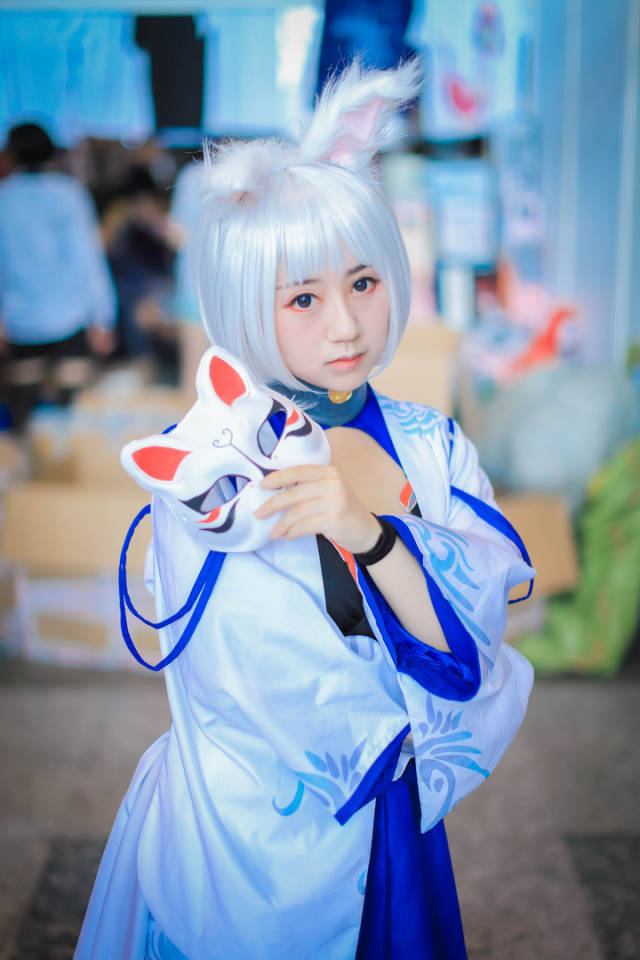 夏日祭 碧蓝航线cosplay 清纯加贺有点高冷