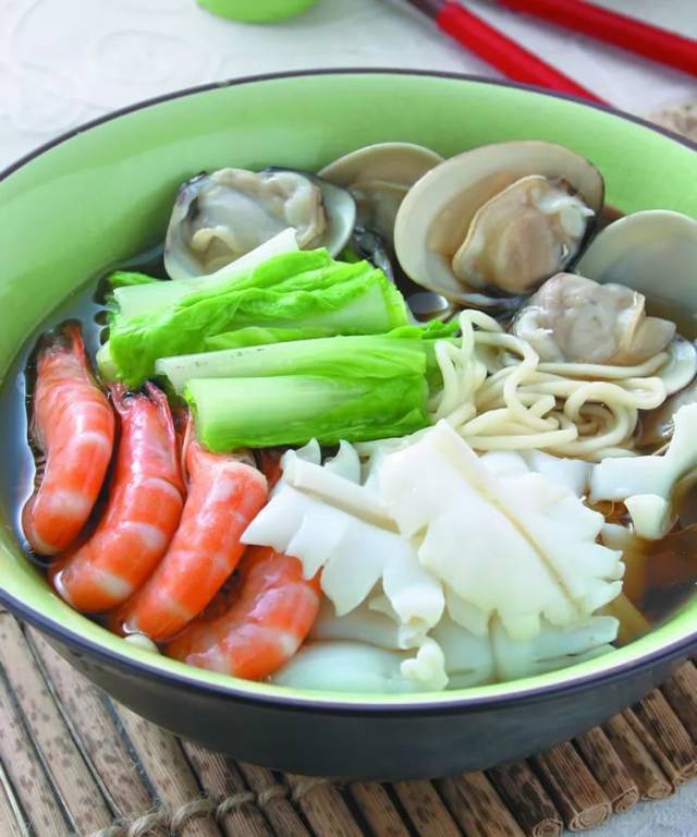 三鲜汤面