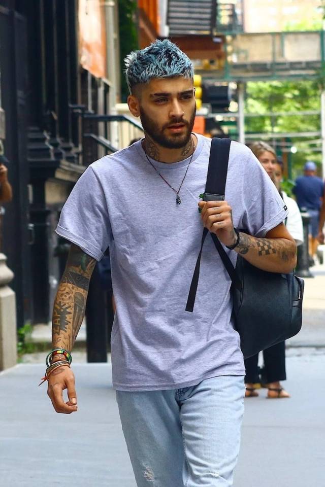 zayn malik|美渣成百变发色小仙男 薰衣草变蓝大家怎么看?