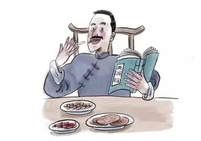 鲁迅一有时间就吃侉饼,花生米,辣椒,看《天演论》