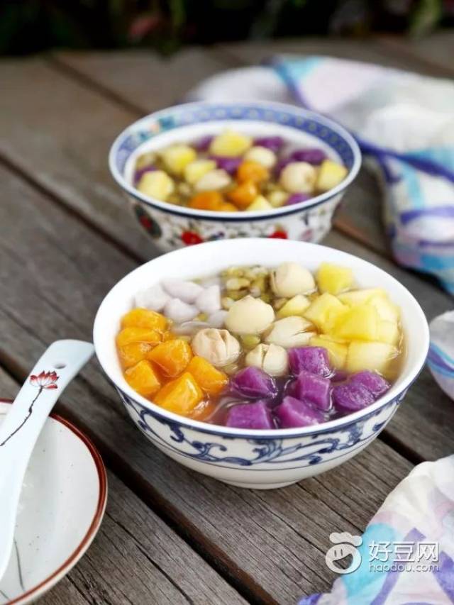 附赠:三色芋圆做法