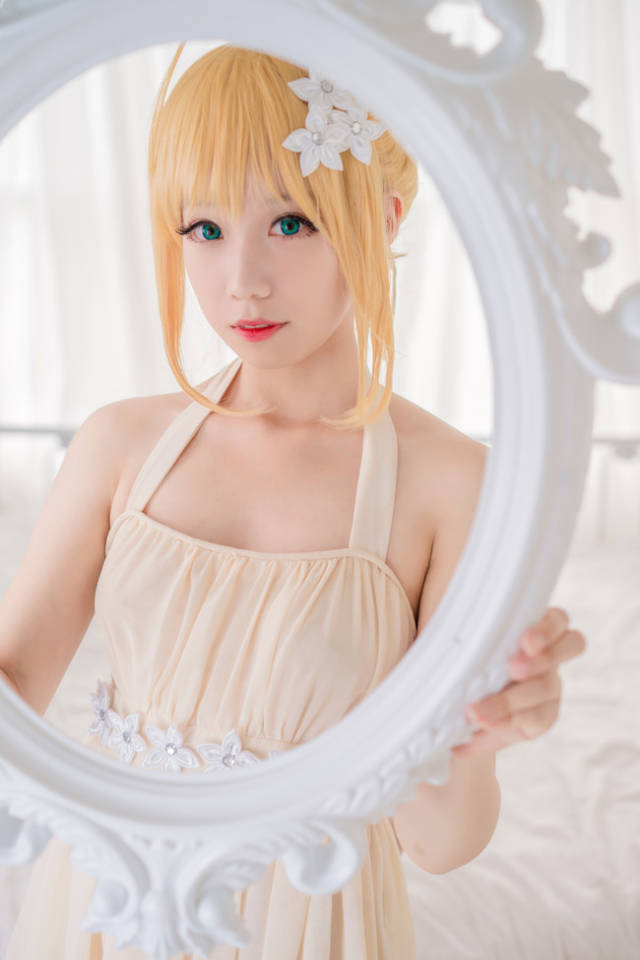 福利|fate|少女亚瑟王cos,唯美的让人不敢直视