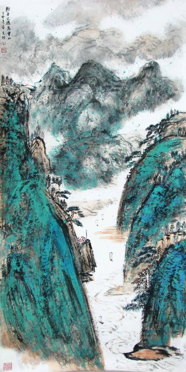 可游,可居|孙克纲彩墨山水画欣赏