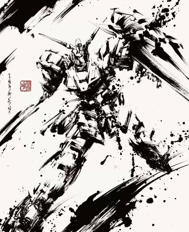 动漫分享】当二次元遇上水墨画！这个日本小哥笔下的七龙珠简直帅爆了