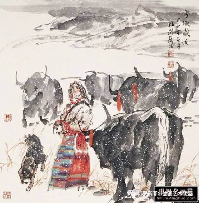 【精品国画】中国画家杜滋龄的写意人物作品欣赏