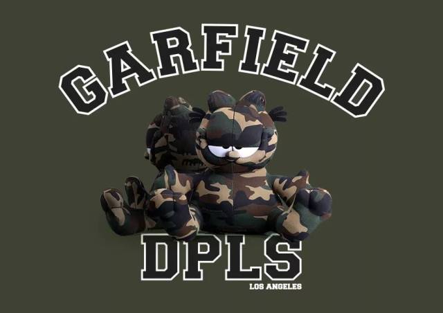 没错,美国 garfield 团队与美国街头品牌 dpls 联名了.