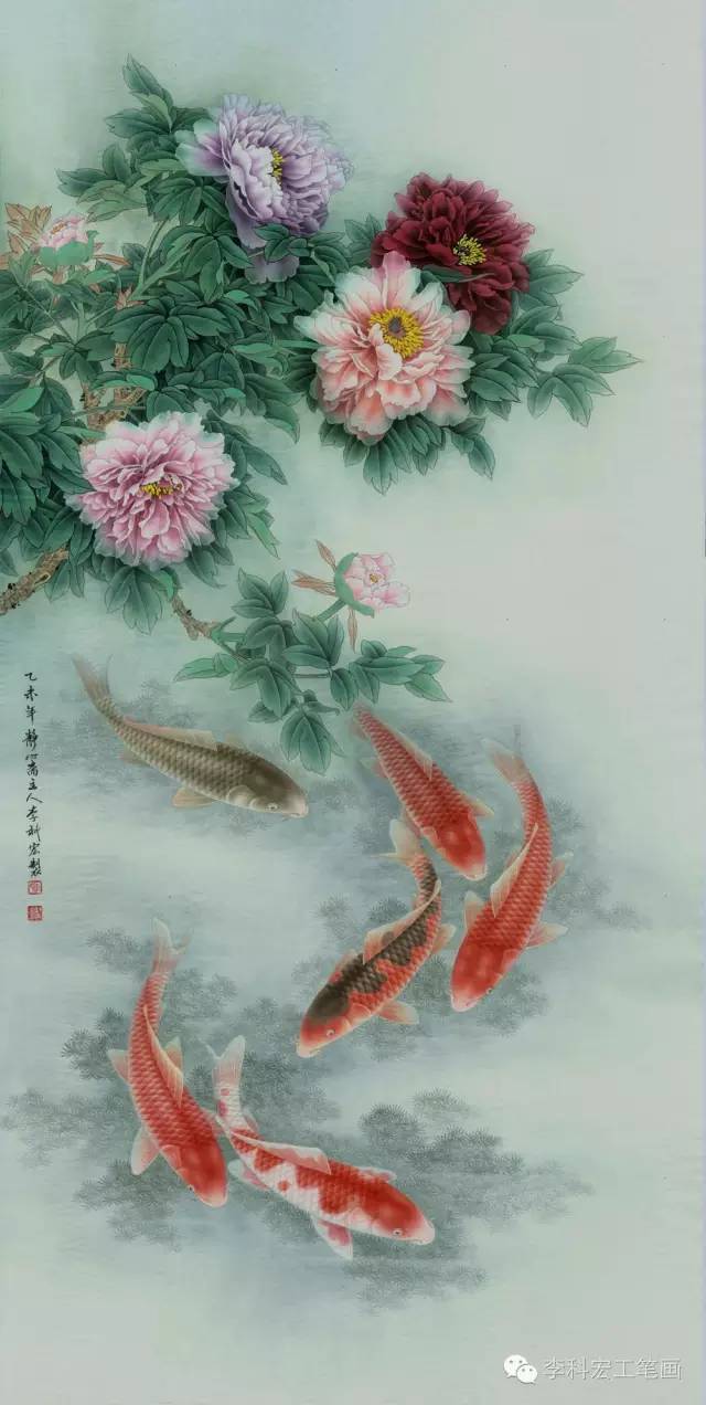 【工笔百家】李科宏工笔花鸟,山水