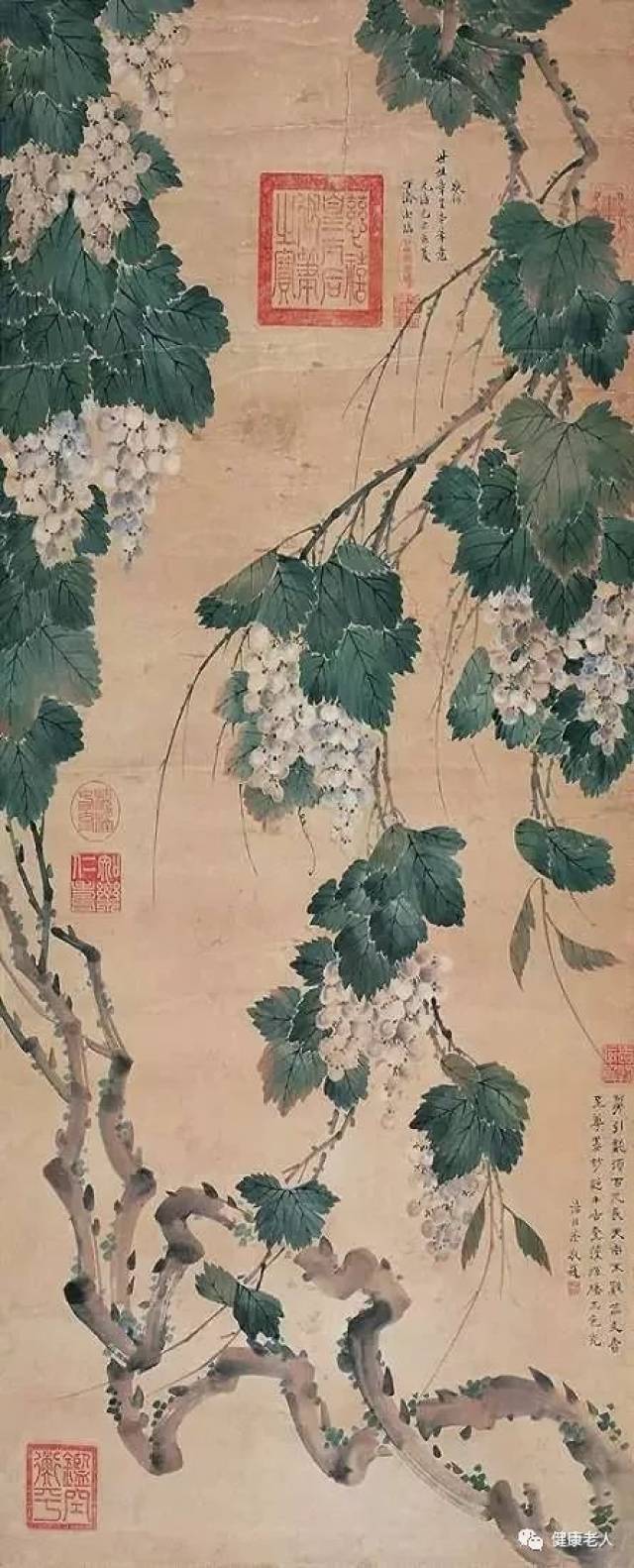 中国画 慈禧太后 群芳献瑞 花鳥図 四尺中堂 掛け軸／防偽仕様 中国画 慈禧太后 群芳献瑞 花鳥図 四尺中堂 掛け軸／防偽仕様 慈禧太后