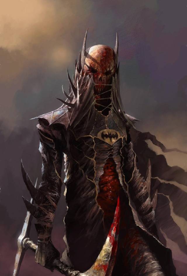 恶魔风格蝙蝠侠这个恶魔蝙蝠侠说实在的小编我是看不下去的,虽然创作