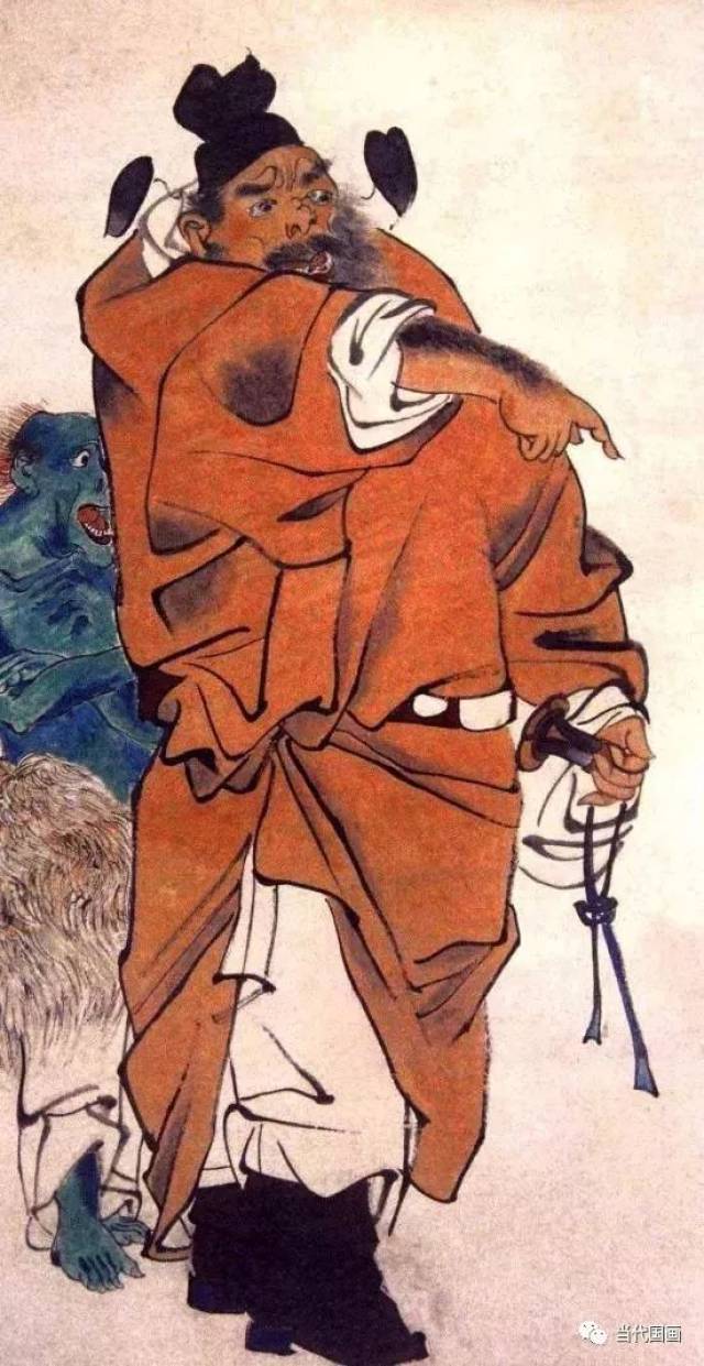 清 王素《钟馗图》