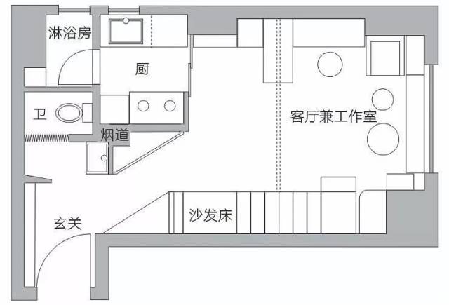 這個30平米的小房子, 榨乾了房間裡所有可利用面積-時尚頻道-手機搜狐