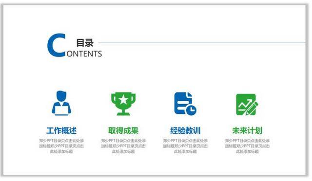 ppt目錄怎樣更好看?可以試試這四個類型