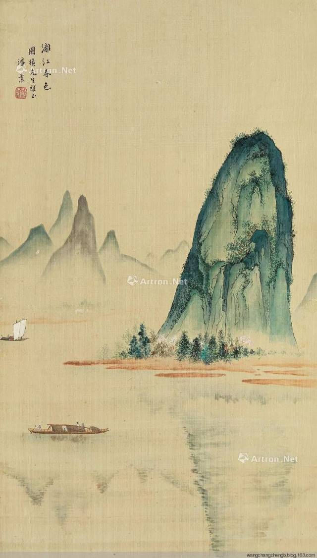 送料無料 百貨店 民国才女潘素山水画，张张精彩！ 絵画/タペストリー